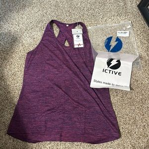 Women’s XL Purple ICTIVE workout top